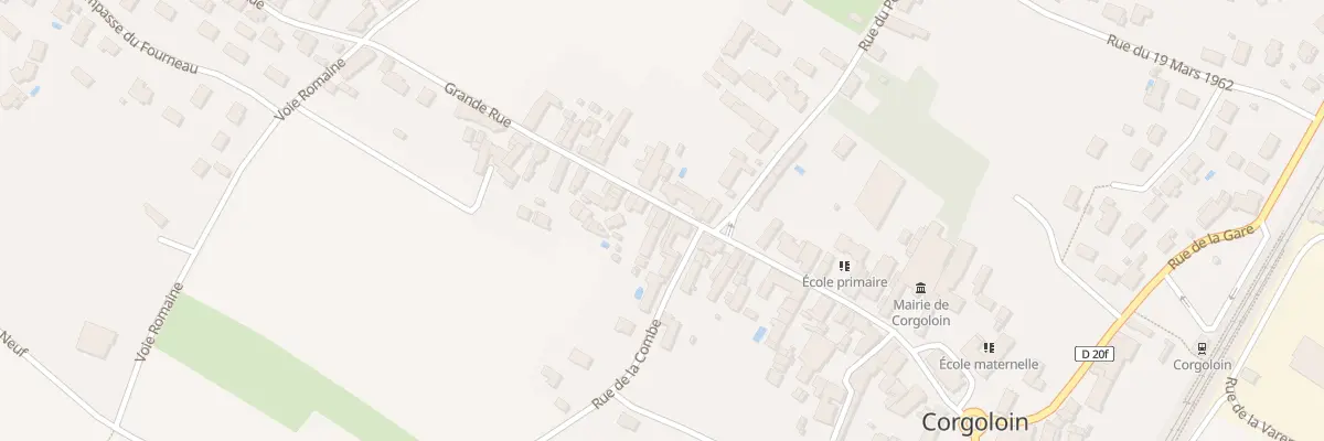 Plan du 85 Gr Grande Rue à Corgoloin