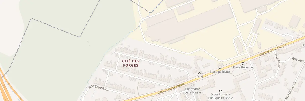 Plan du 27 Rue Paul Labbé à Sedan
