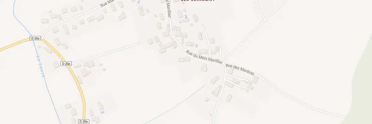 Plan du 7 Rue du Meix Marillier à Ladoix-Serrigny