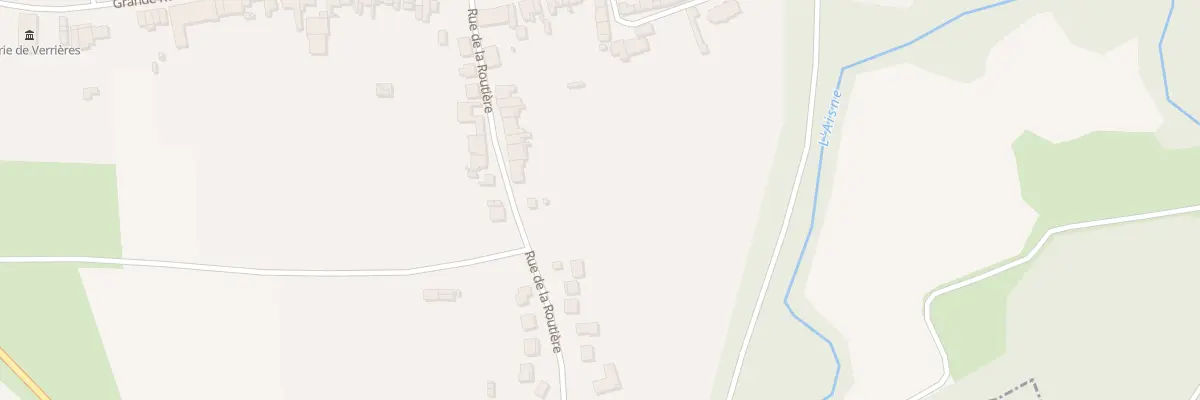 Plan du 25 Rue de la Routiere à Verrières