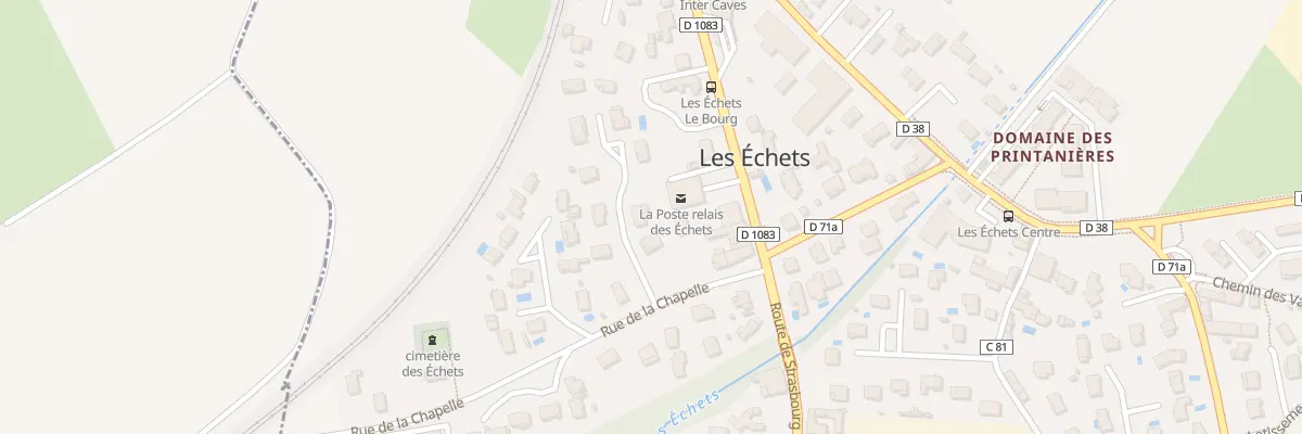 Plan du 10B Rue de la Chapelle à Miribel