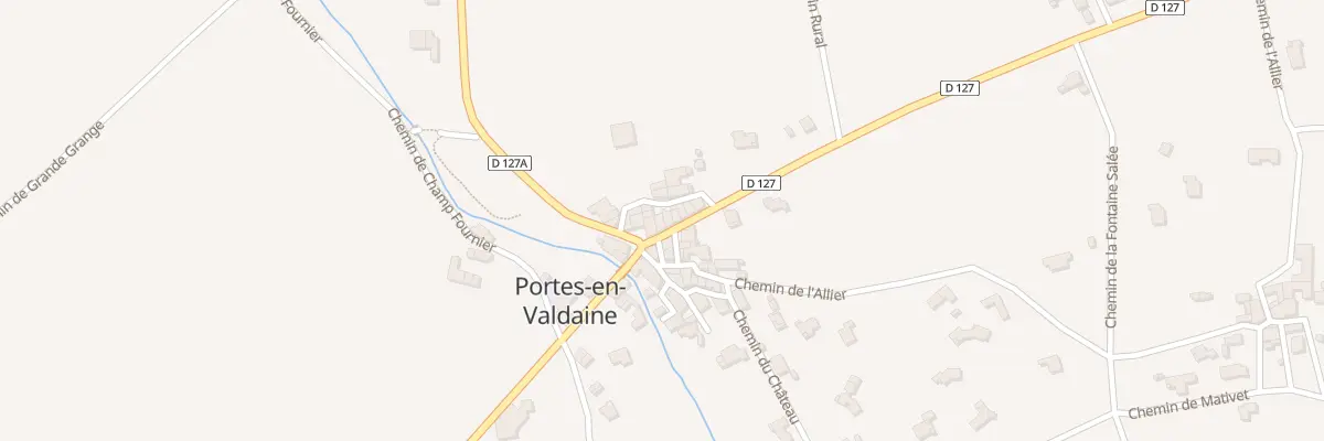 Plan du 25 Rte de la Begude de Mazenc à Portes-en-Valdaine