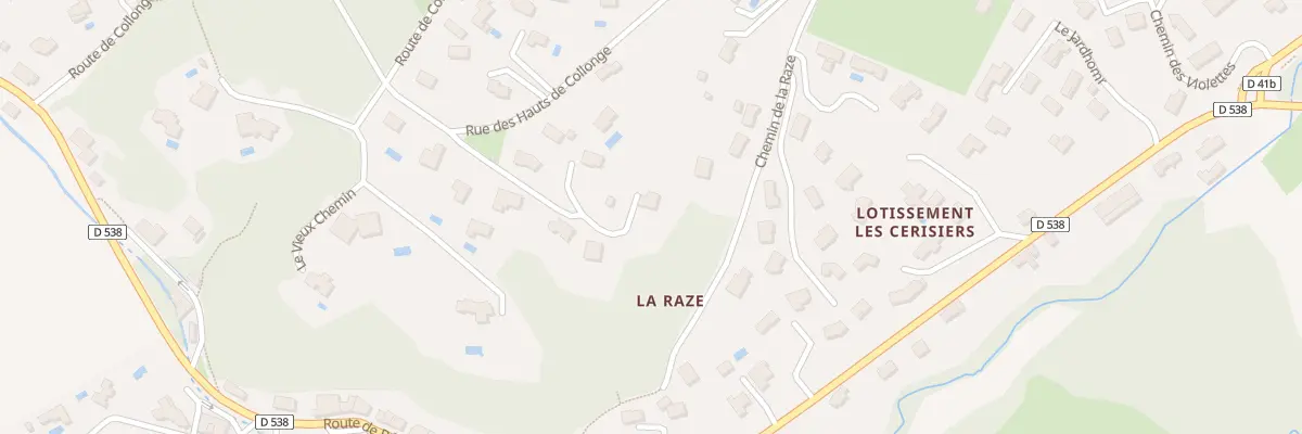 Plan du 7 Rue des Hauts de Collonge à Jardin