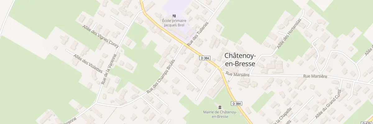Plan du 1 Rue des Champs Brules à Savianges