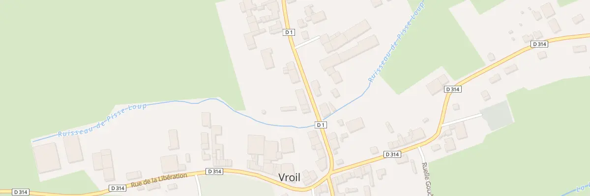 Plan du 13 Rue de Champagne à Vroil