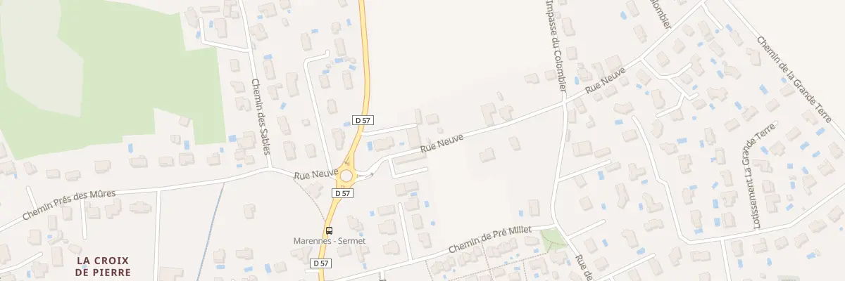 Plan du 478B Rte de Lyon à Marennes