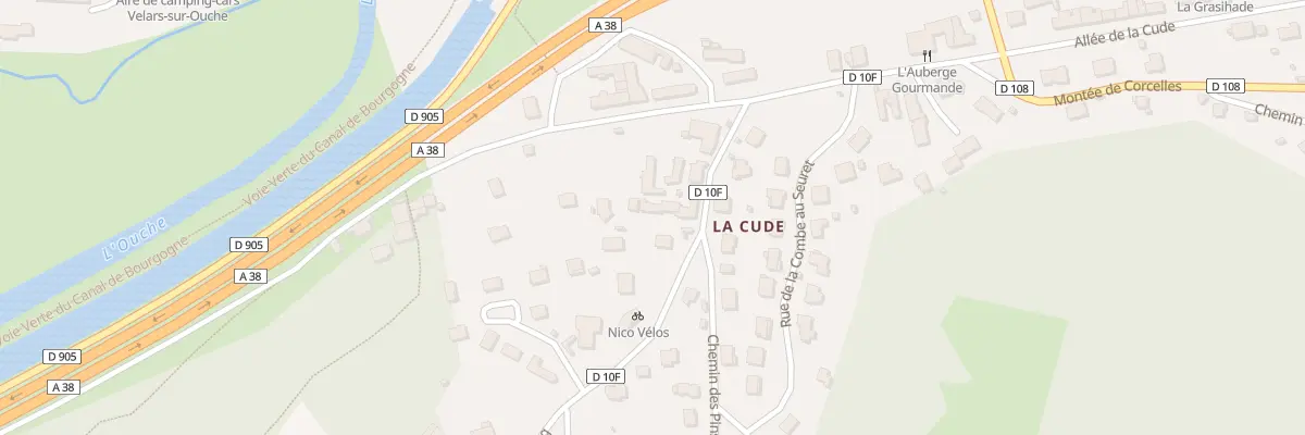 Plan du 4 Rte de Notre Dame d’Etang à Velars-sur-Ouche