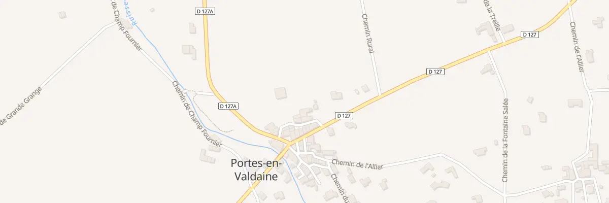 Plan du Village à Portes-en-Valdaine