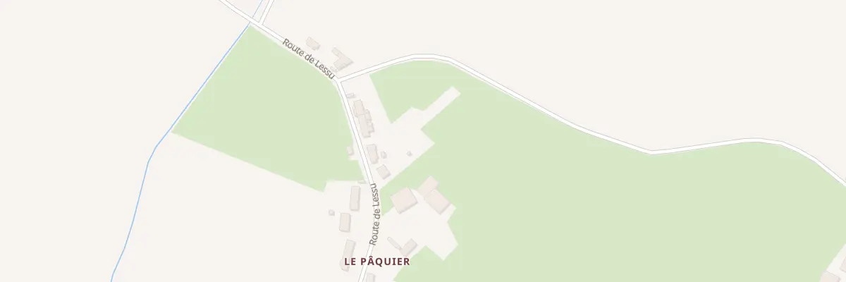 Plan du 30 Rte de Lessu à Gergy