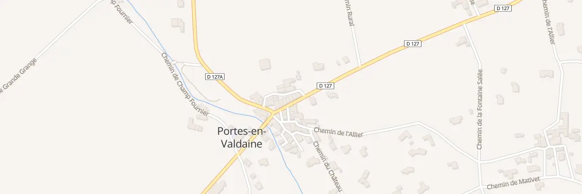 Plan du 55 Rte de la Begude de Mazenc à Portes-en-Valdaine