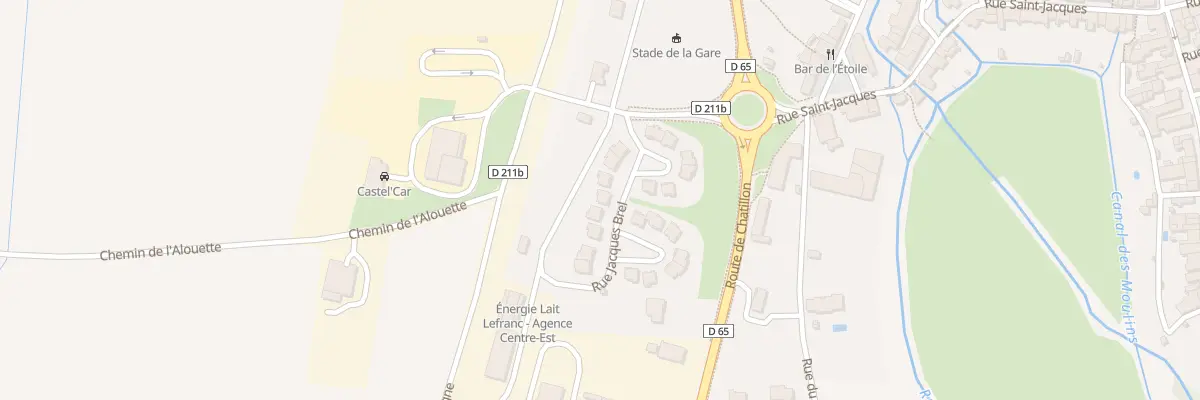 Plan du 18 Rue Jacques Brel à Châteauvillain