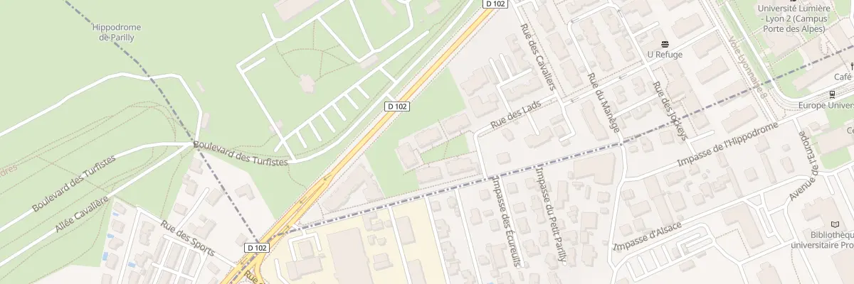 Plan du 32 Rue des Lads à Bron
