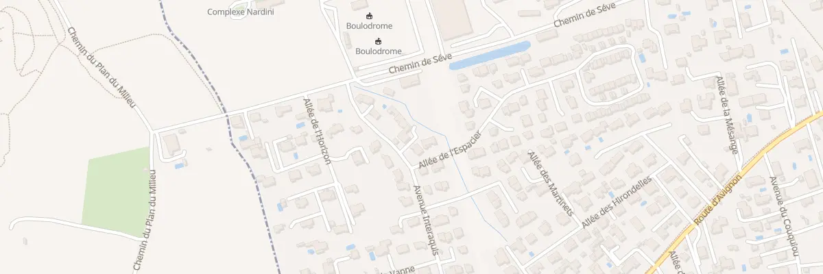 Plan du 520 Av Interaquis à Entraigues-sur-la-Sorgue