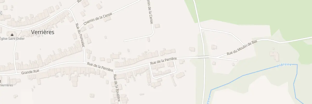 Plan du 47 Rue de la Perriere à Verrières