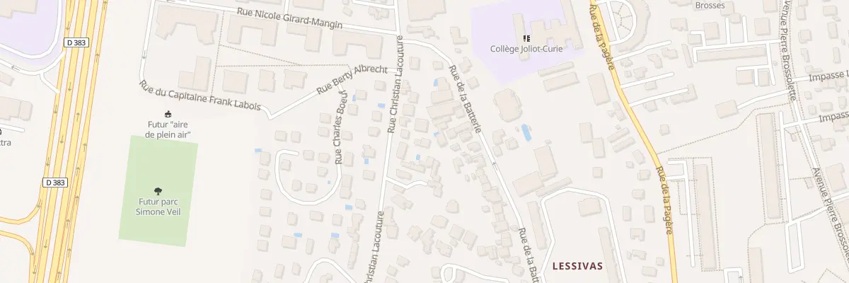 Plan du 35 Rue Christian Lacouture à Bron