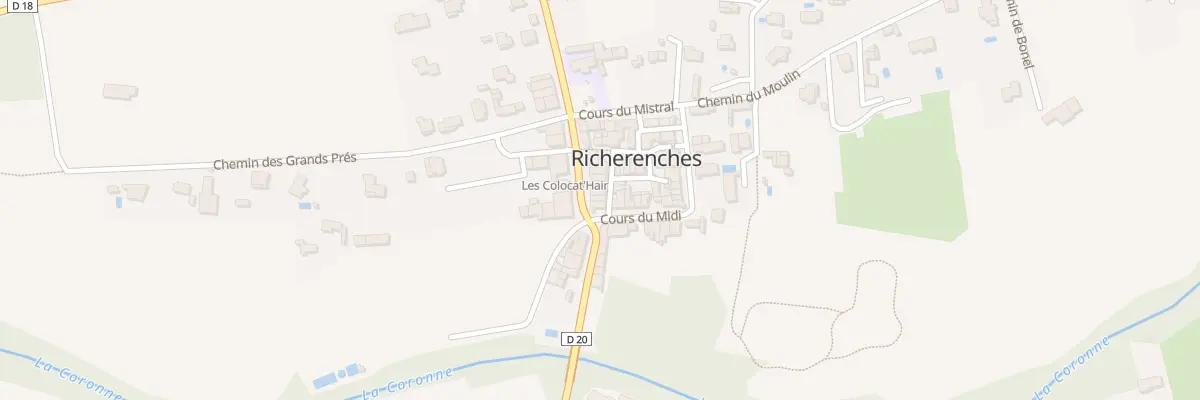 Plan du 5114 Le Village à Richerenches