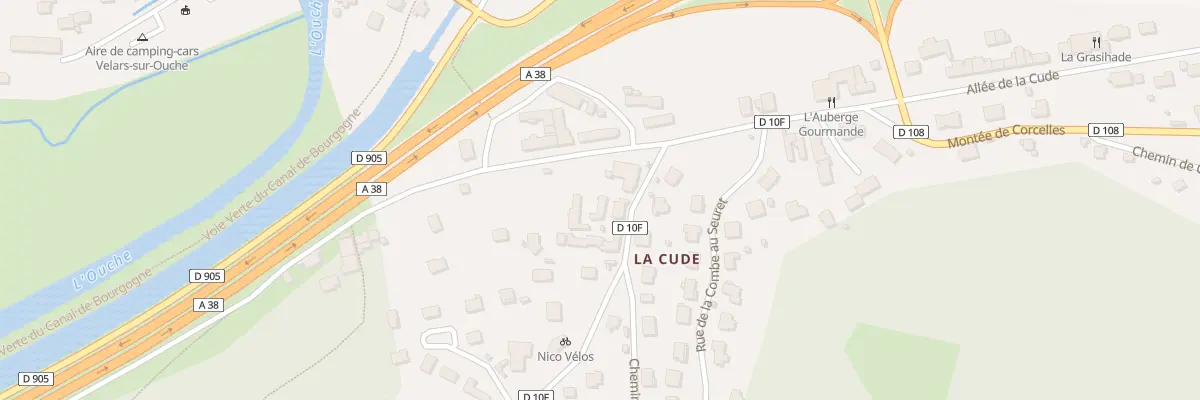 Plan du 18A All de la Cude à Velars-sur-Ouche