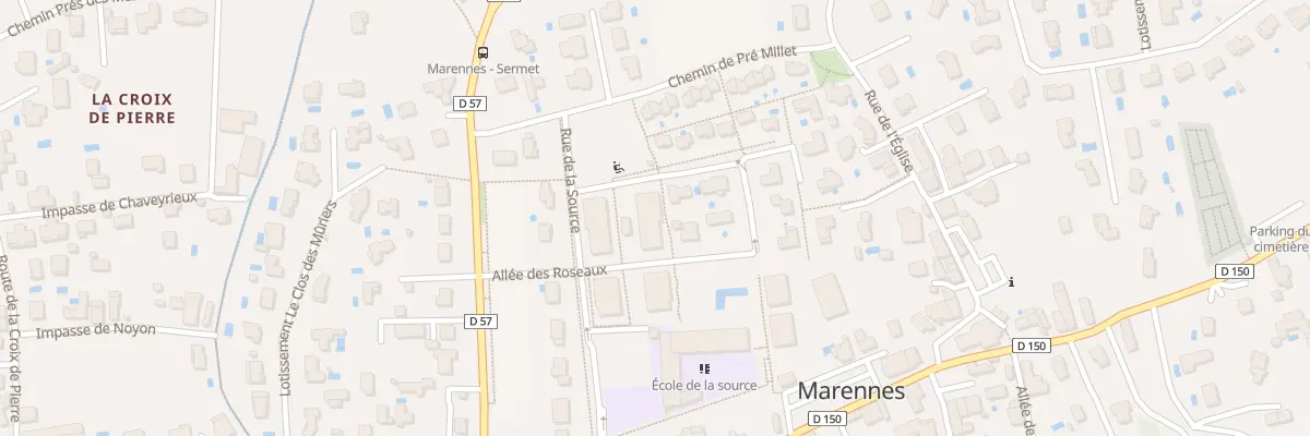 Plan du 121 All des Roseaux à Marennes