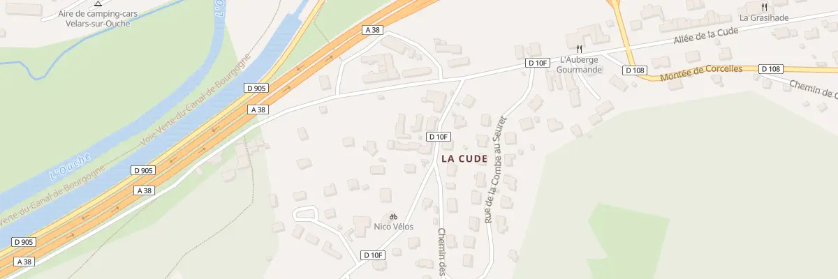 Plan du 4 Rte de Notre Dame d’Etang à Velars-sur-Ouche