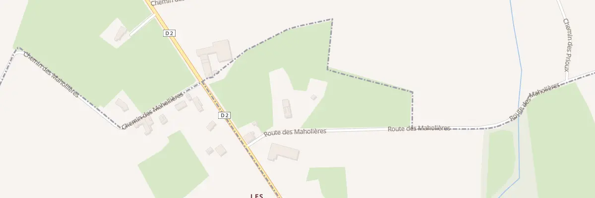 Plan du 1480 Rte des Maholières à Biziat