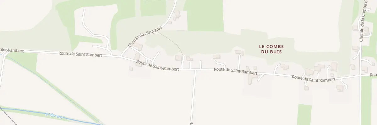 Plan du 5145 Les Bruyeres à Épinouze
