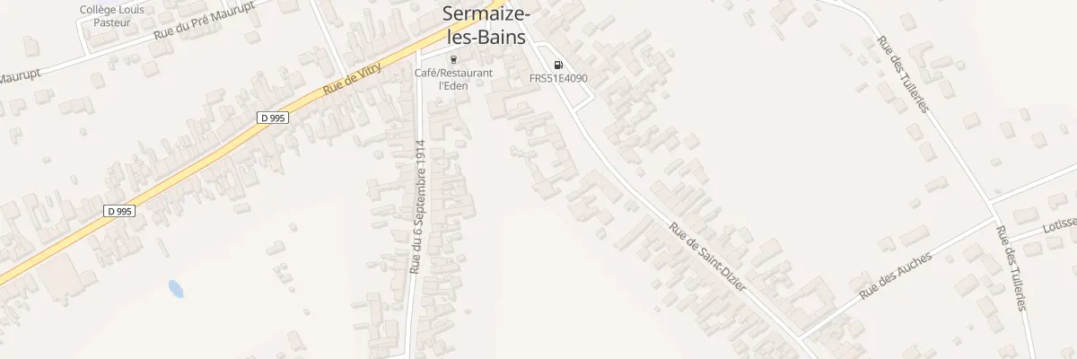 Plan du 22 Rue de Saint Dizier à Sermaize-les-Bains