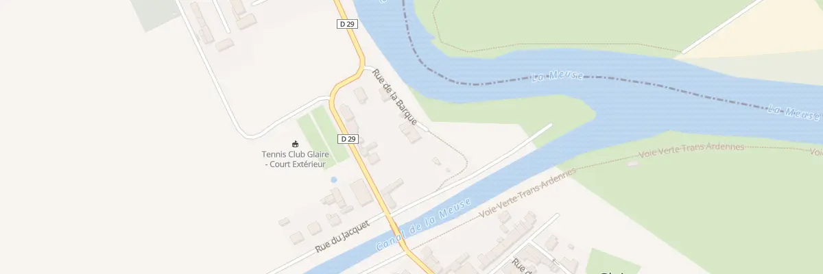 Plan du 1 Rue de la Barque à Glaire