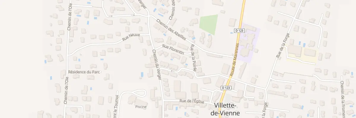 Plan du 304H Che du Verger à Villette-de-Vienne