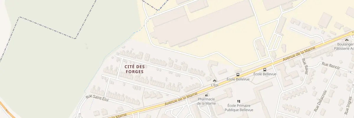 Plan du 17 Rue Paul Labbé à Sedan