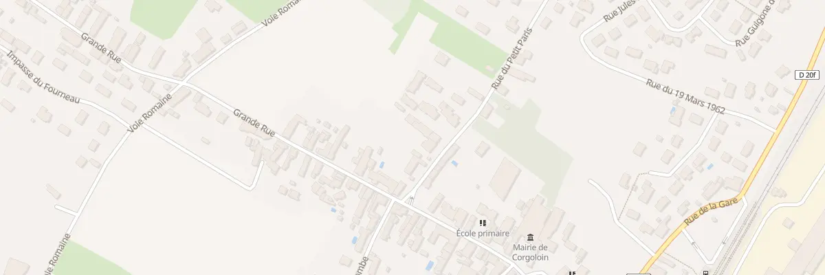 Plan du 8 Rue du Petit Paris à Corgoloin