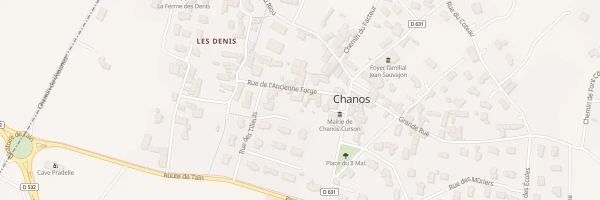 Plan du 3C Rue de l’Ancienne Forge à Chanos-Curson