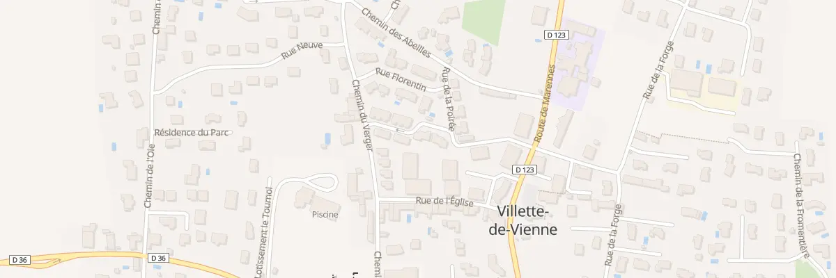 Plan du 139 Rue Feuillant à Villette-de-Vienne