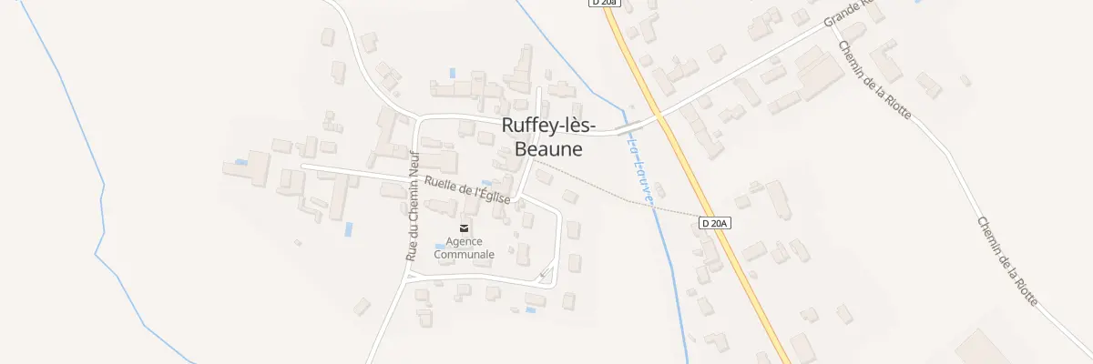 Plan du 1 Rue des Oiseaux à Ruffey-lès-Beaune
