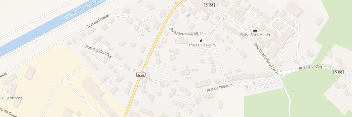 Plan du 5000 Rue de Bellevue à Glaire