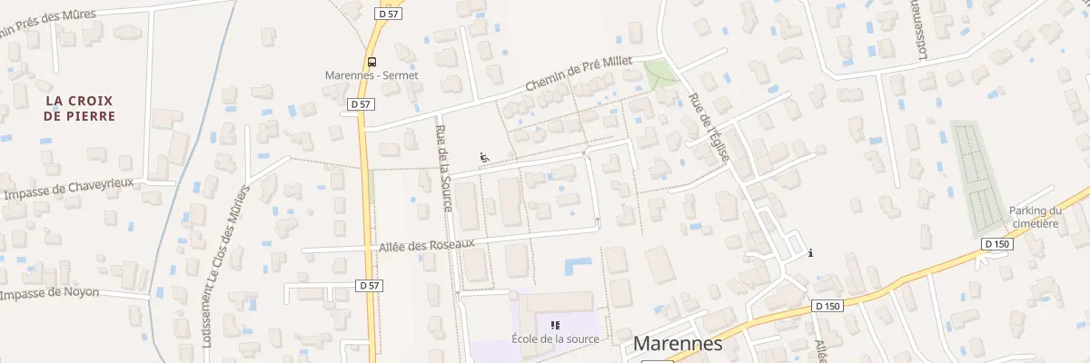 Plan du 335 All des Roseaux à Marennes