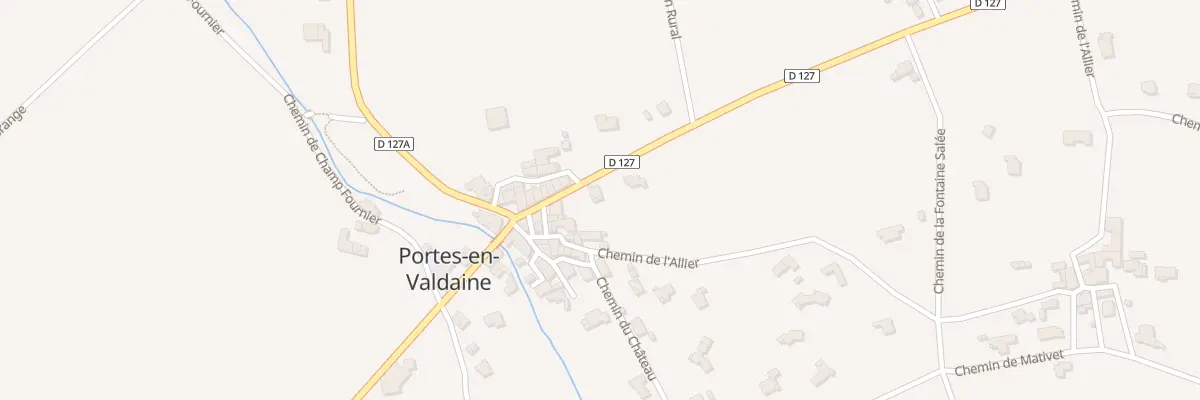 Plan du 80 Rte de la Begude de Mazenc à Portes-en-Valdaine