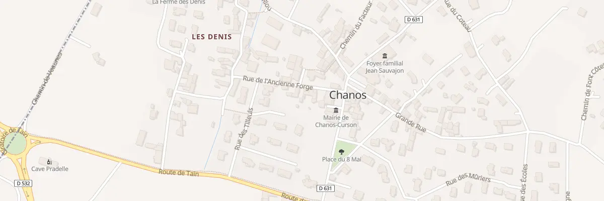 Plan du 3D Rue de l’Ancienne Forge à Chanos-Curson