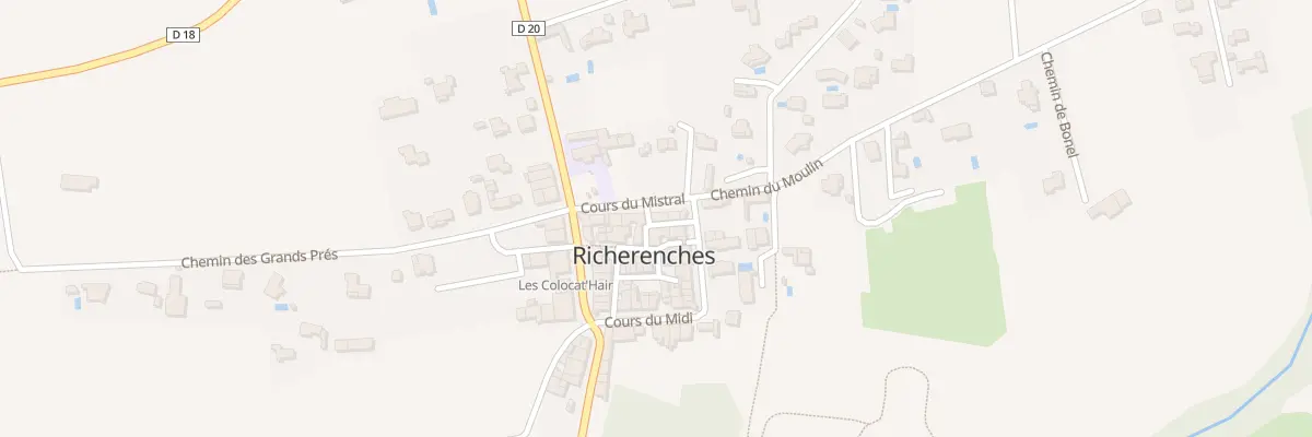 Plan du 5126 Le Village à Richerenches