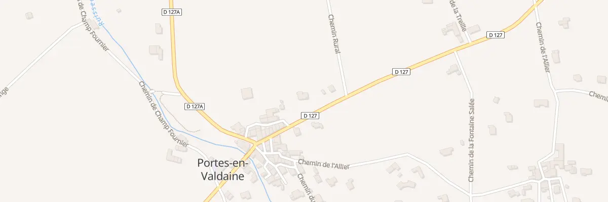 Plan du 95 Rte de la Begude de Mazenc à Portes-en-Valdaine