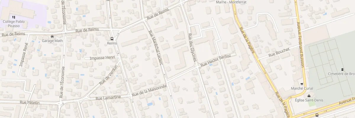 Plan du 31 Rue des Glycines à Bron