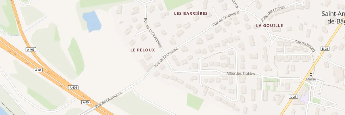 Plan du 400 All des Erables à Saint-André-de-Bâgé