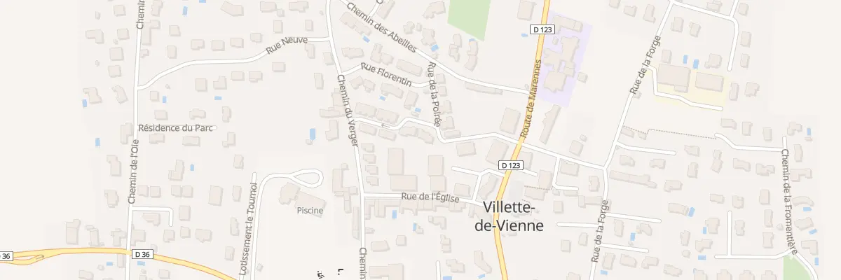 Plan du 119 Rue Feuillant à Villette-de-Vienne