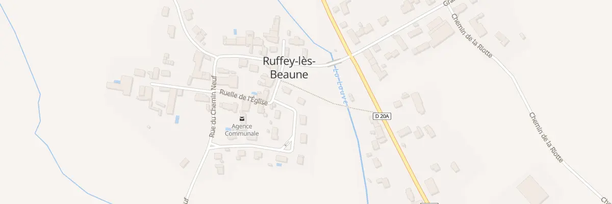 Plan du 3 Rue des Oiseaux à Ruffey-lès-Beaune