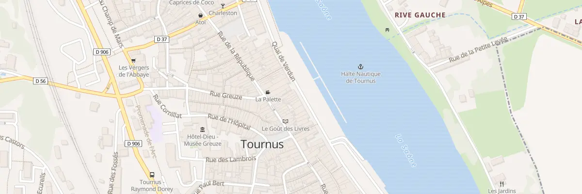 Plan du 10 Quai de Verdun à Tournus
