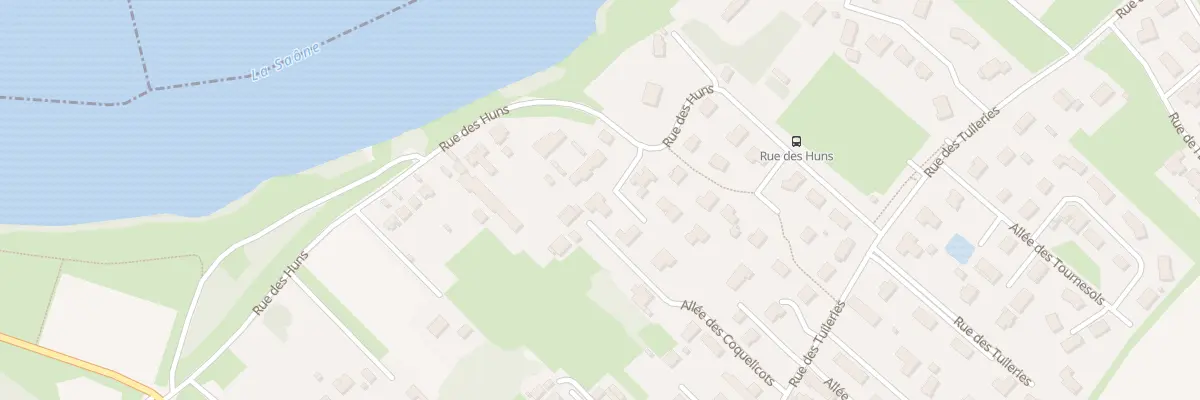 Plan du 28A Rue des Huns à Châtenoy-en-Bresse