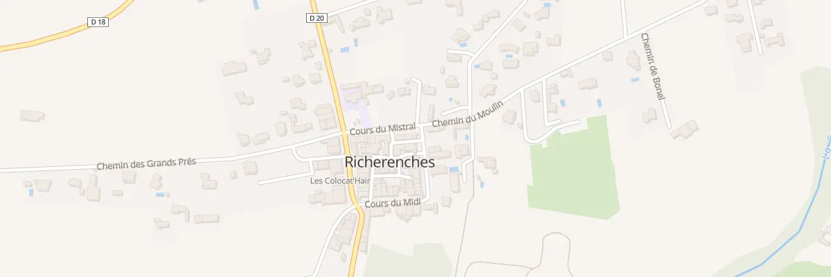 Plan du 6452 Le Village à Richerenches