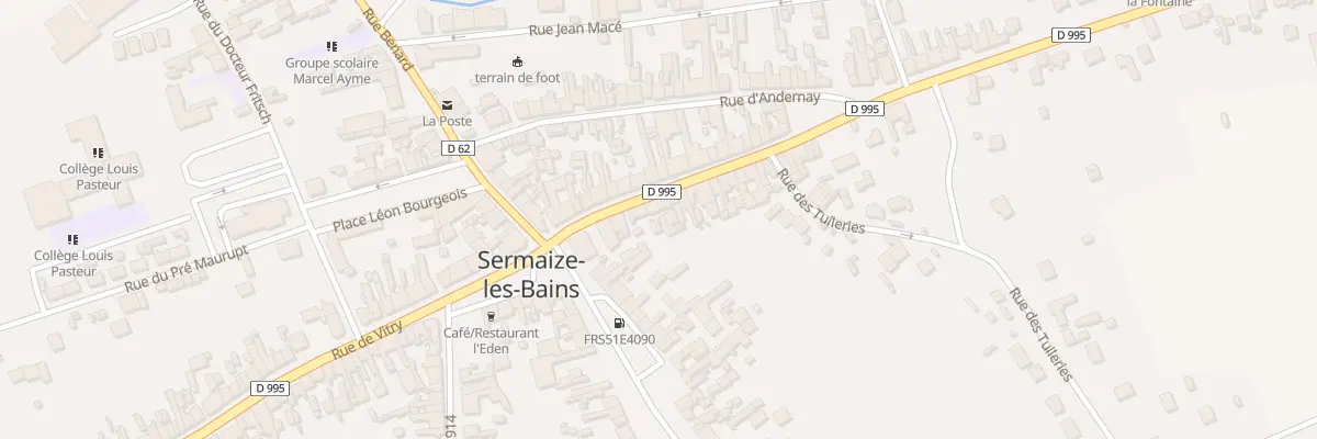 Plan du 6 Rue Lombard à Sermaize-les-Bains