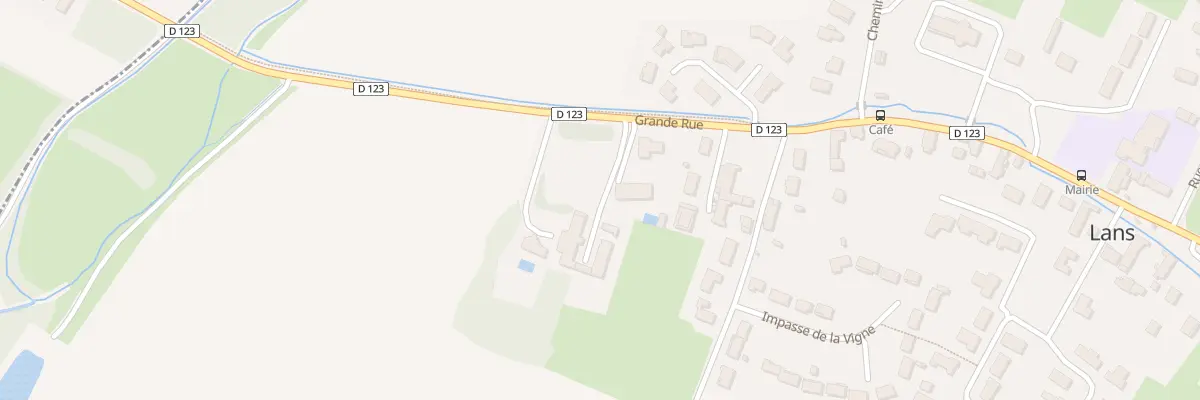Plan du 4 Gr Gde Rue à Lans