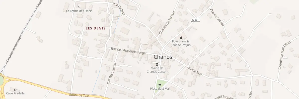 Plan du 2A Rue de l’Ancienne Forge à Chanos-Curson