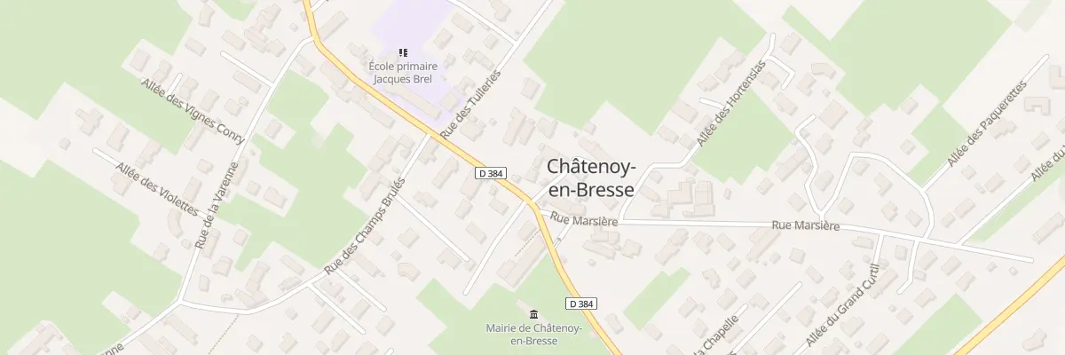 Plan du 4 Rue du Bourg à Châtenoy-en-Bresse